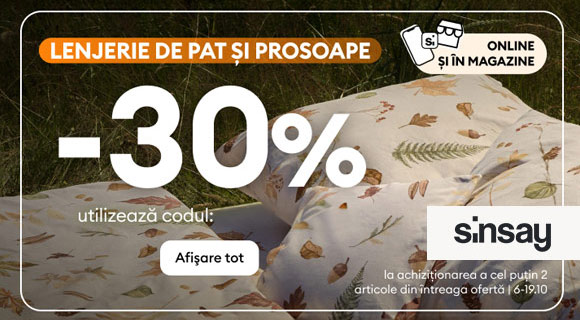 toate cupoane de reducere sinsay
