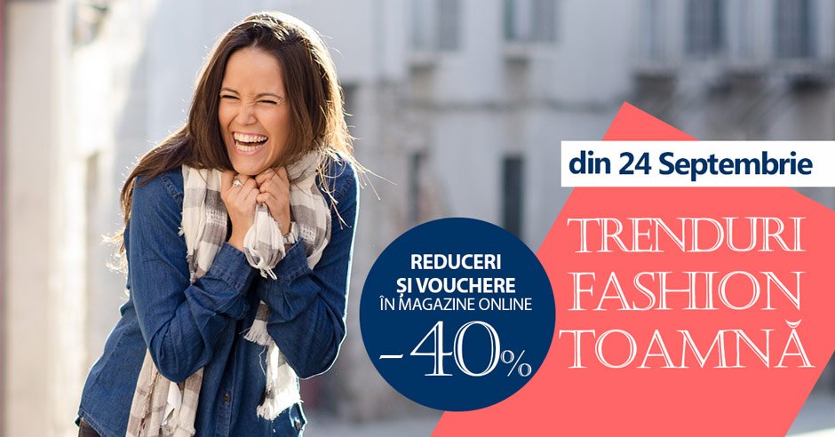 Descoperiți trendurile fashion din sezonul toamnă și cumpărați avantajos