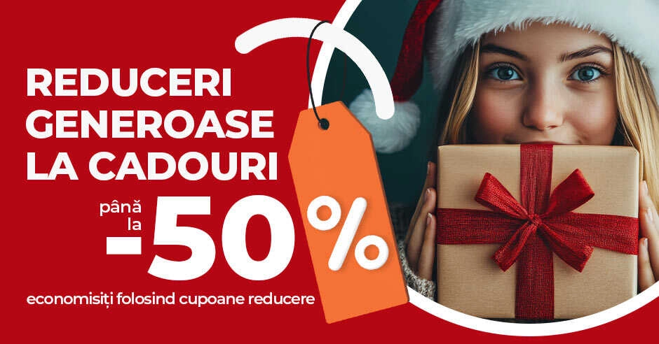 E vremea cadourilor de Crăciun: economisește cu ofertele noastre