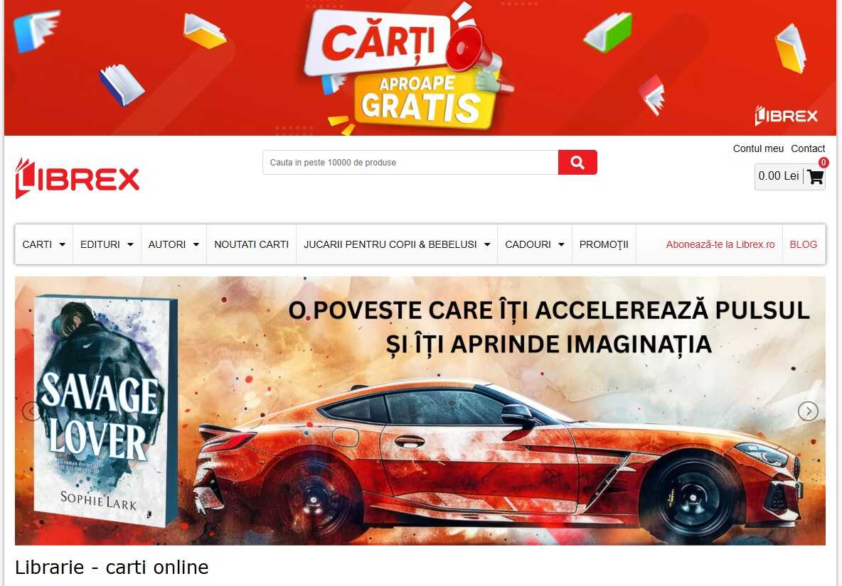 screen librărie online