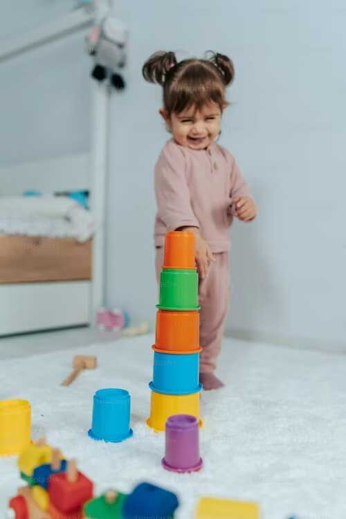 set constructie colorat