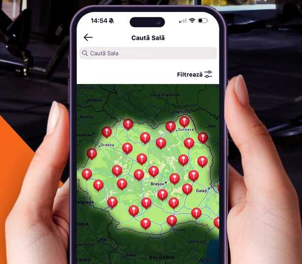 aplicație pe telefon cu locații în românia