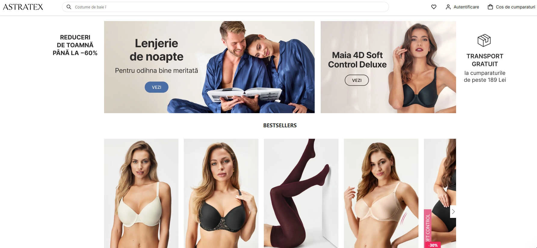 screen magazin online de lenjerie intima