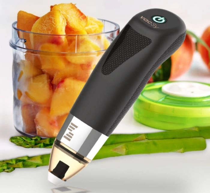 aparat de vidat alimente negru