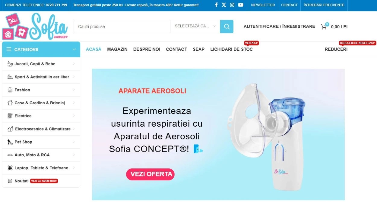 screen magazin online electrocasnice și accesorii pentru casă