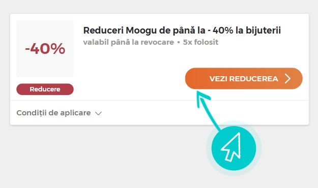 Cum se utilizează cod reducere Moogu