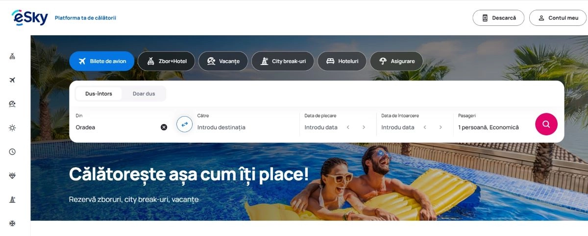 screen platforma online calatorii
