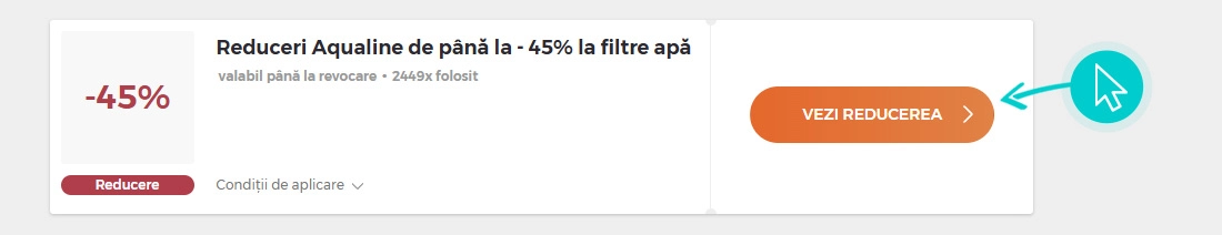 Cum se utilizează cod reducere Aqualine