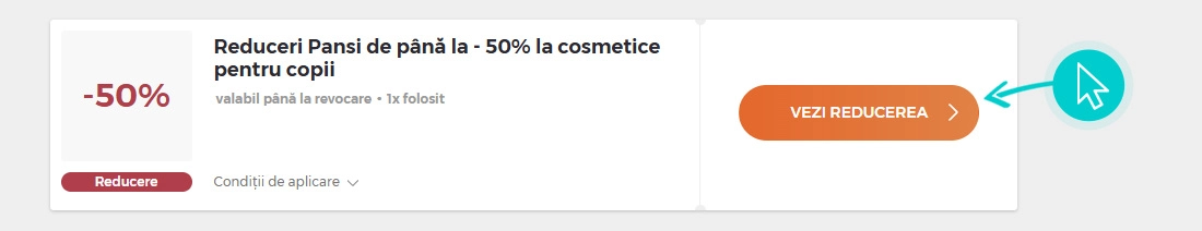 Cum se utilizează cod reducere Pansi