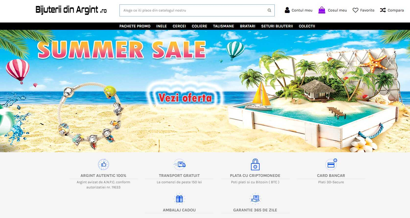 oferte bijuterii din argint