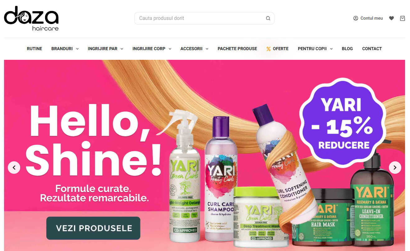 screen magazin online produse îngrijire păr