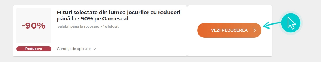 Cum se utilizează cod reducere Gameseal