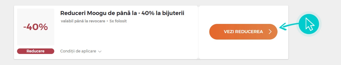 Cum se utilizează cod reducere Moogu
