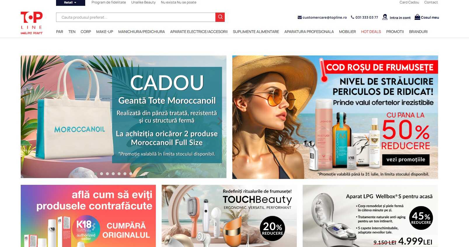 promoții top line