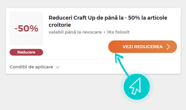 Cum se utilizează cod reducere Craft Up