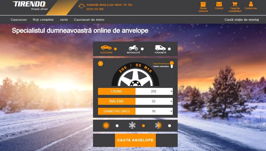 screen magazin online cu anvelope jante și accesorii auto