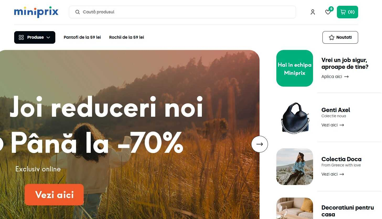 screen magazin online cu îmbrăcăminte și accesorii