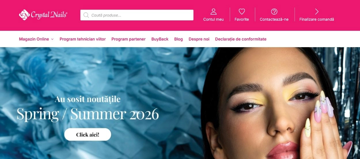 screen magazin online cosmetice și accesorii unghii