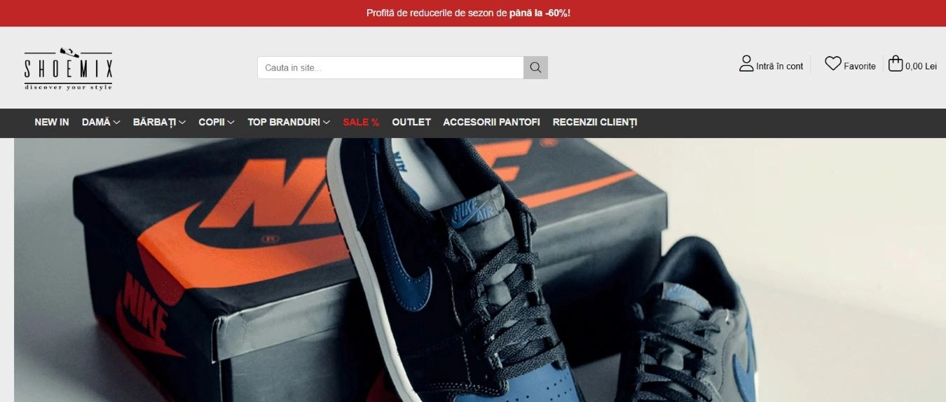 screen magazin online încălțăminte utilizată
