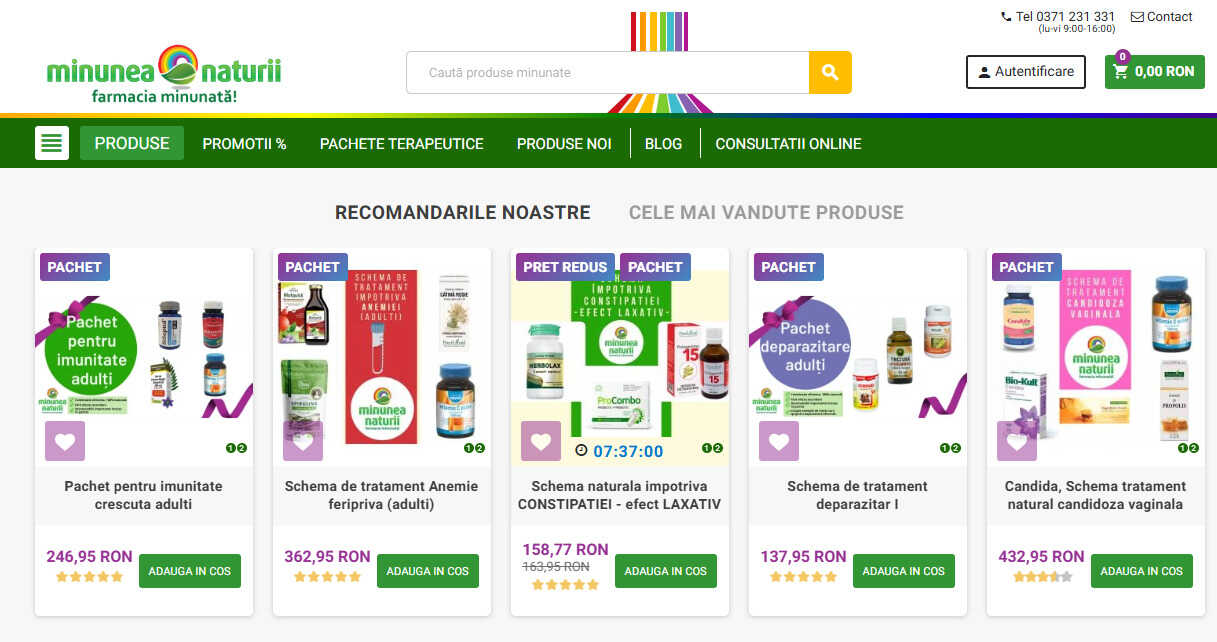 voucher minunea naturii