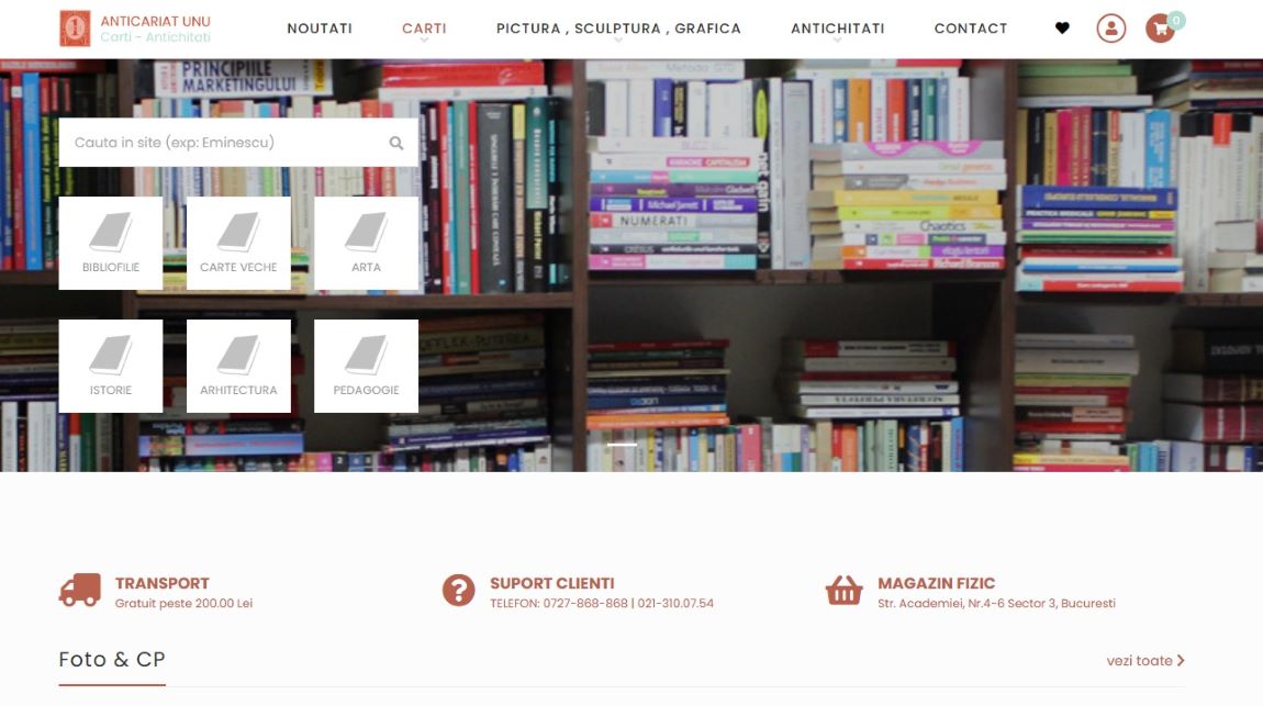 screen magazin online cărți vechi