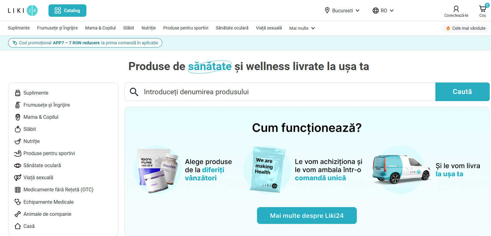 siteul magazinului online