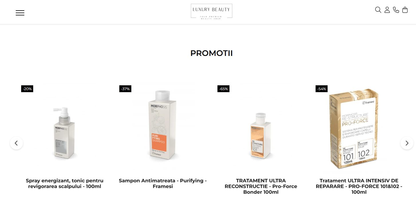 cod reducere luxury beauty