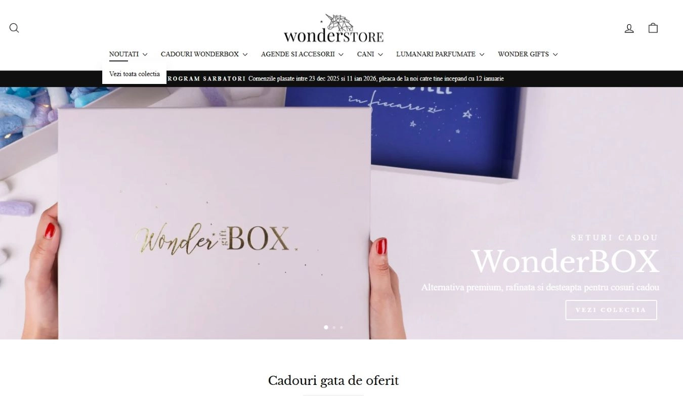 screen magazin online cadouri personalizate