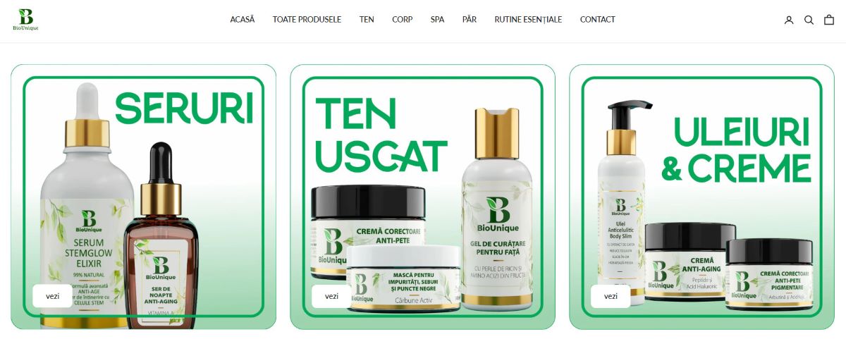 screen magazin onlinee de cosmetice naturale
