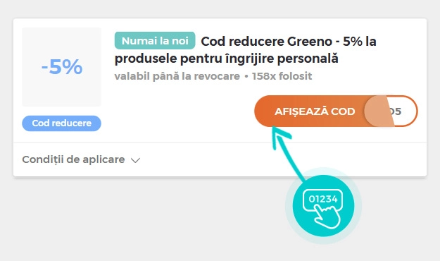 Exemplu cod reducere Greeno