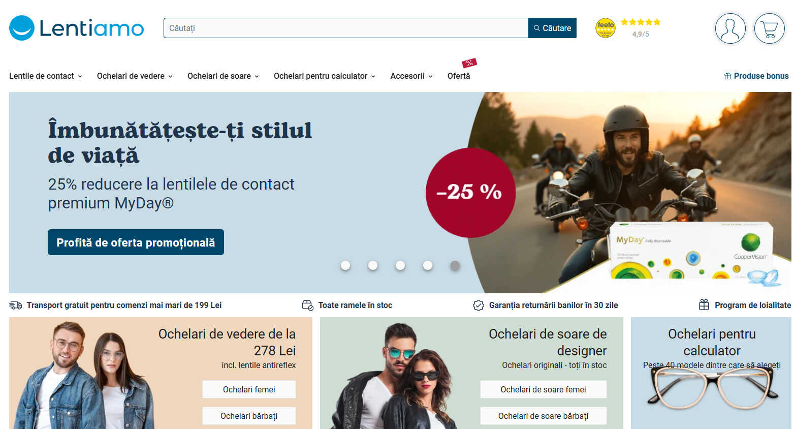 ochelari de soare si de vedere online