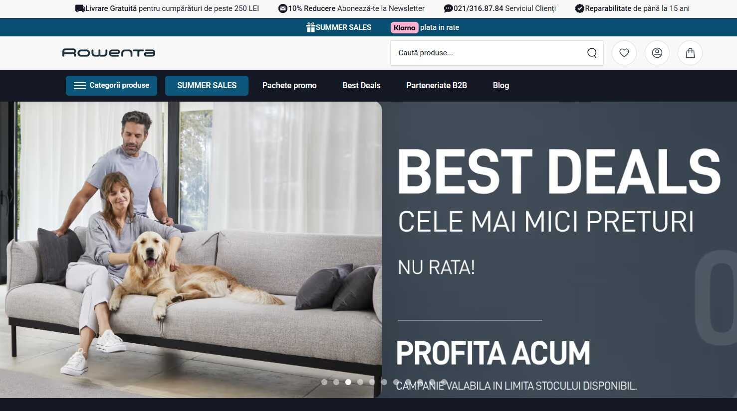screen magazin electrocasnice și îngrijire