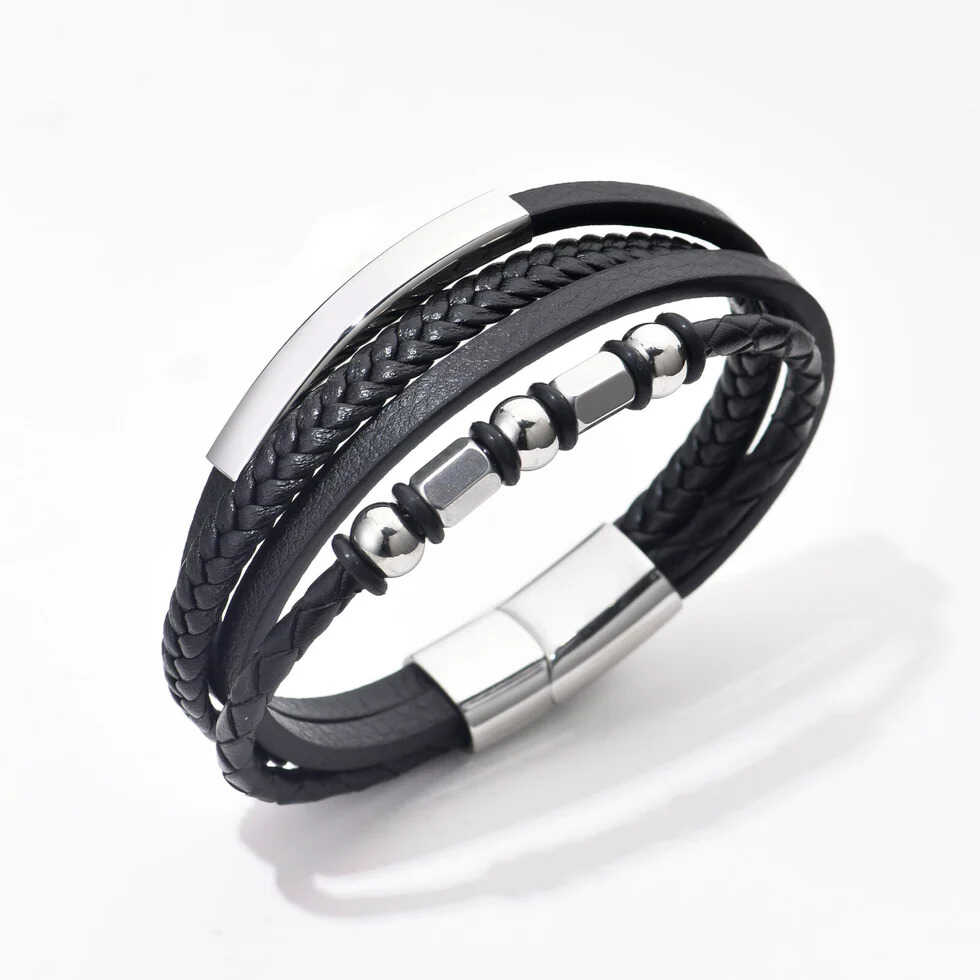 brățară bărbați neagră