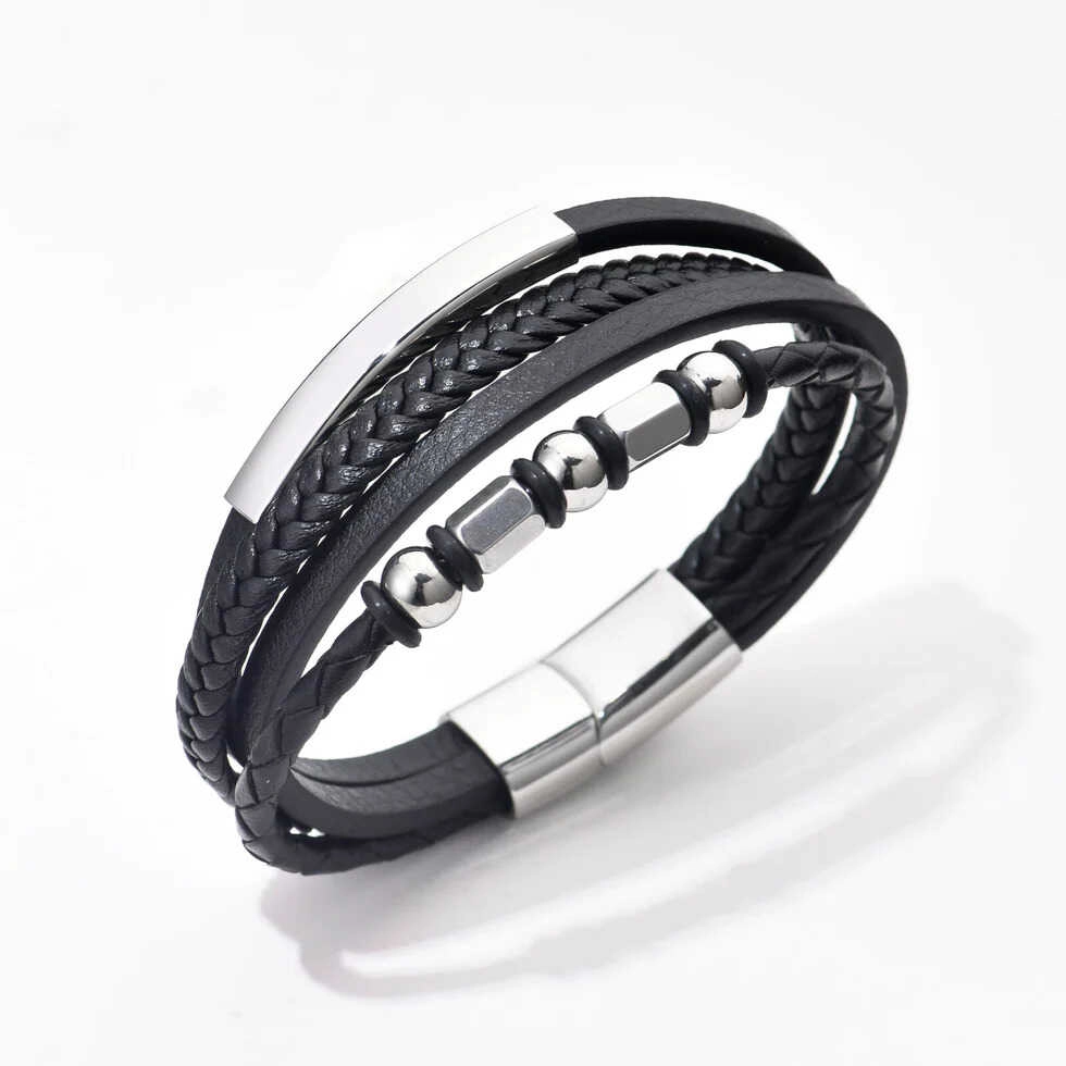 brățară bărbați neagră