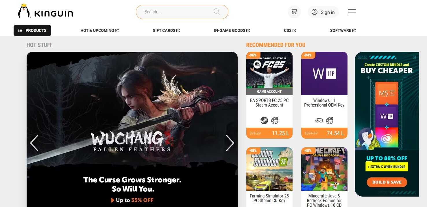 kinguin black friday