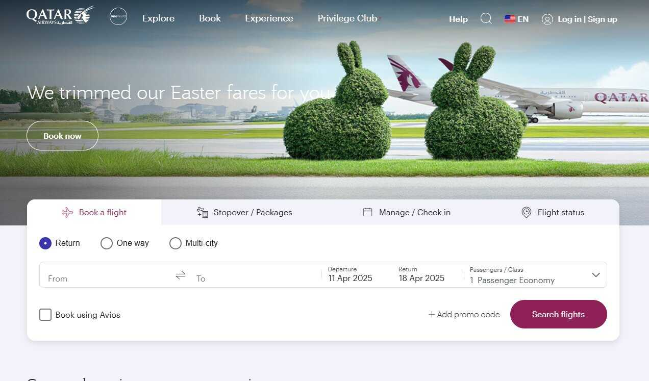 voucher qatar airways