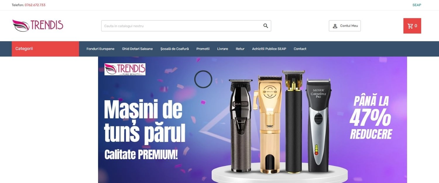 screen magazin online cosmetice și cosmetice profesionale