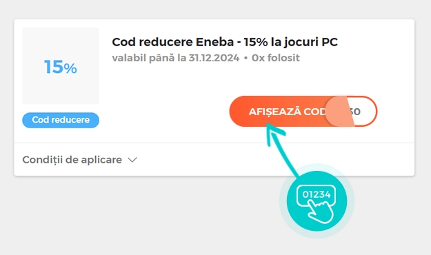 Exemplu cod reducere Eneba