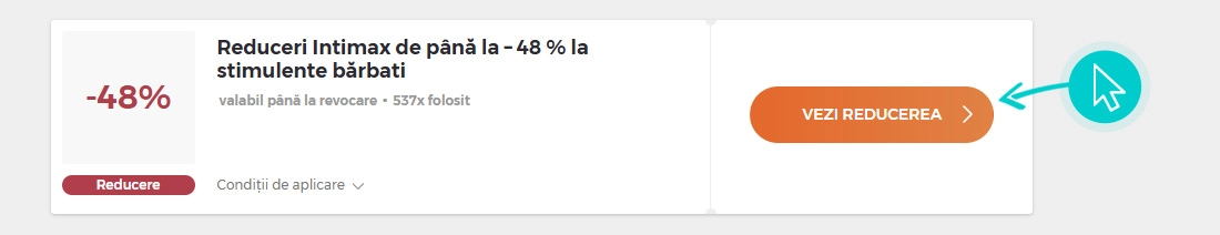 Cum se utilizează cod reducere Intimax