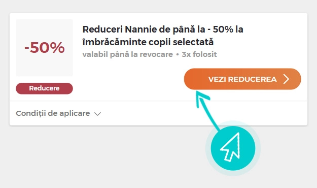 Cum se utilizează cod reducere Nannie