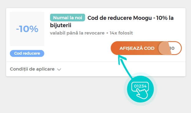 Exemplu cod reducere Moogu