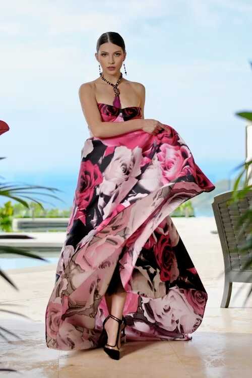 rochie cu flori