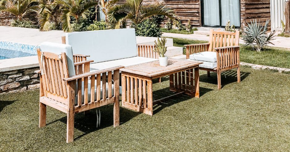 set mobilier gradina din paleti